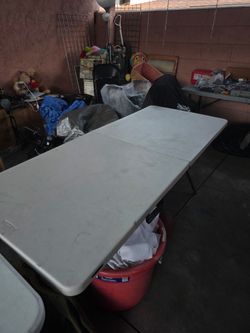 Folding Plastic Utility Table
