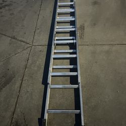 Werner 16 ft. aluminum extension ladder.