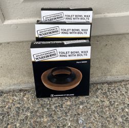 Toilet Bowl Wax Ring With Bolts 