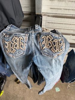 Rock Revival Embroidered Denim Jeans