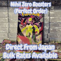 Nihil Zero (Perfect Order) Japanese Pokemon Booster Packs – Direct From Official Pokemon Centers