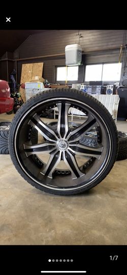 4 - 22" HIGH PERFORMANCE LUXURY RIMS & TIRES