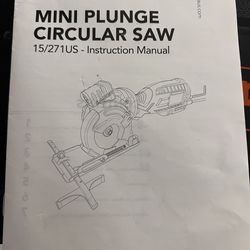 VonHaus Mini plunge circular saw