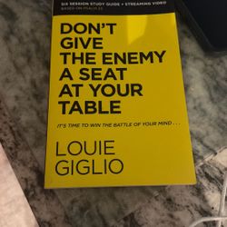 Bible Study Book Don’t Give The Enemy A Seat At You Table