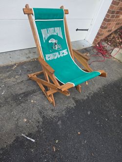 Folding rocking  eagles chair