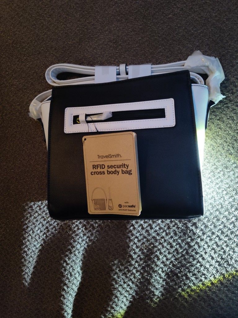 RADIO FREQUENCY IDENTITY THEFT SECURITY CROSS BODY BAG