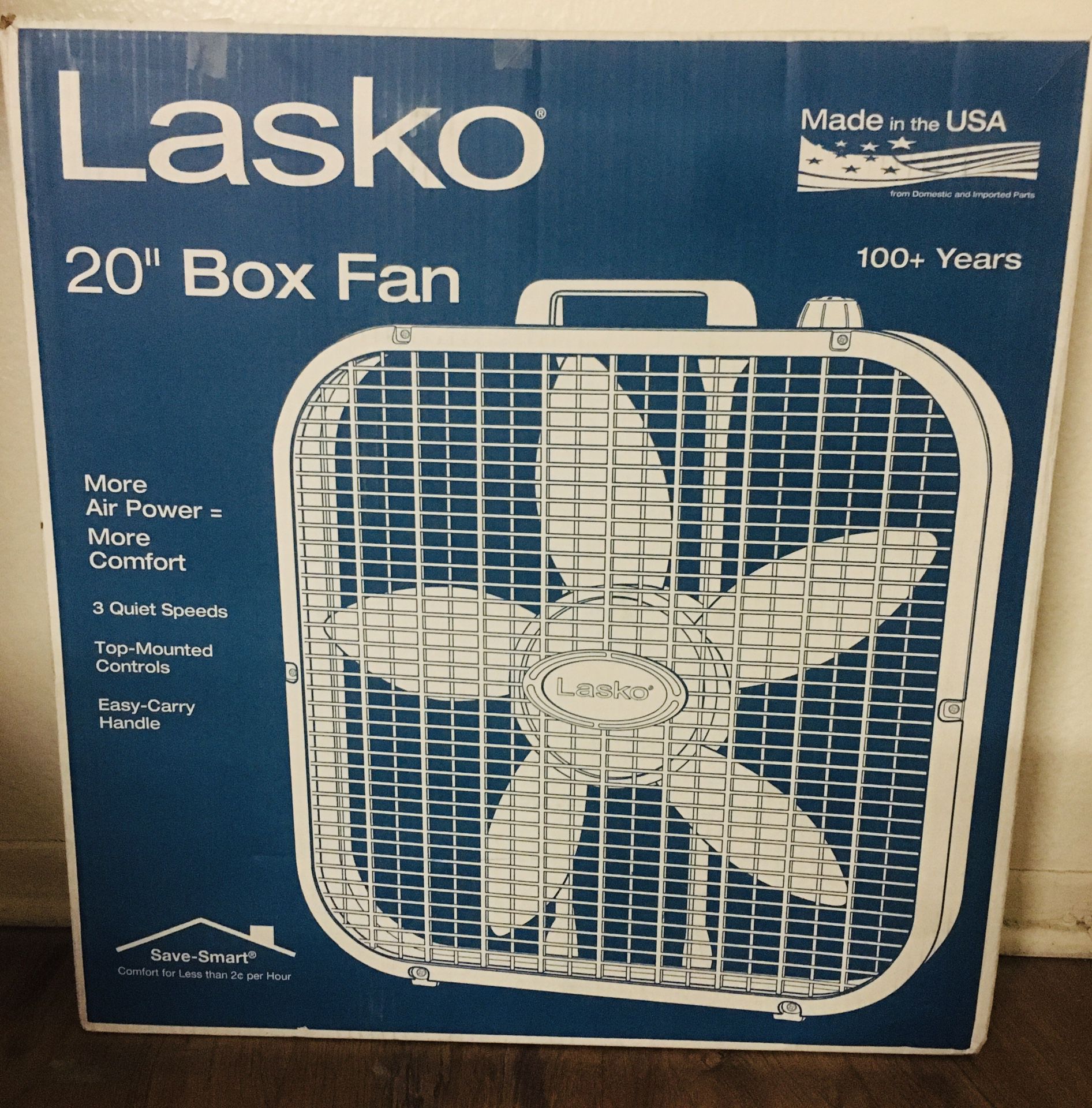 Lasko box fan