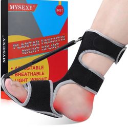 Plantar Fasciitis Night Splint - Upgraded Plantar Fasciitis Relief Braces For Women And Men Day Night - Ankle Brace Arch Support Achilles Tendonitis R