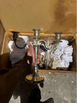 3 branch candle holders