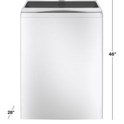 🔥 NEW GE Profile - 5.0 Cu Ft High Efficiency Smart Top Load Washer PTW600BSRWS