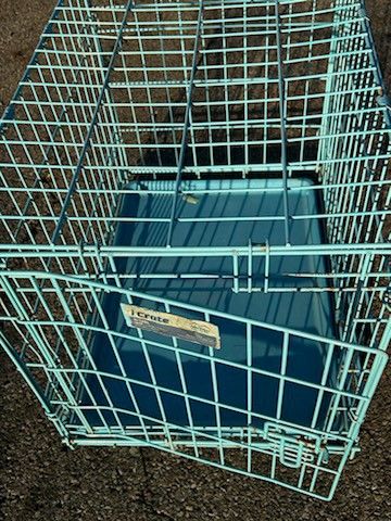 Blue Crate Dog Cage ππΆπ