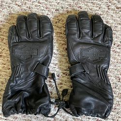 HD Full Leather Riding Gauntlets