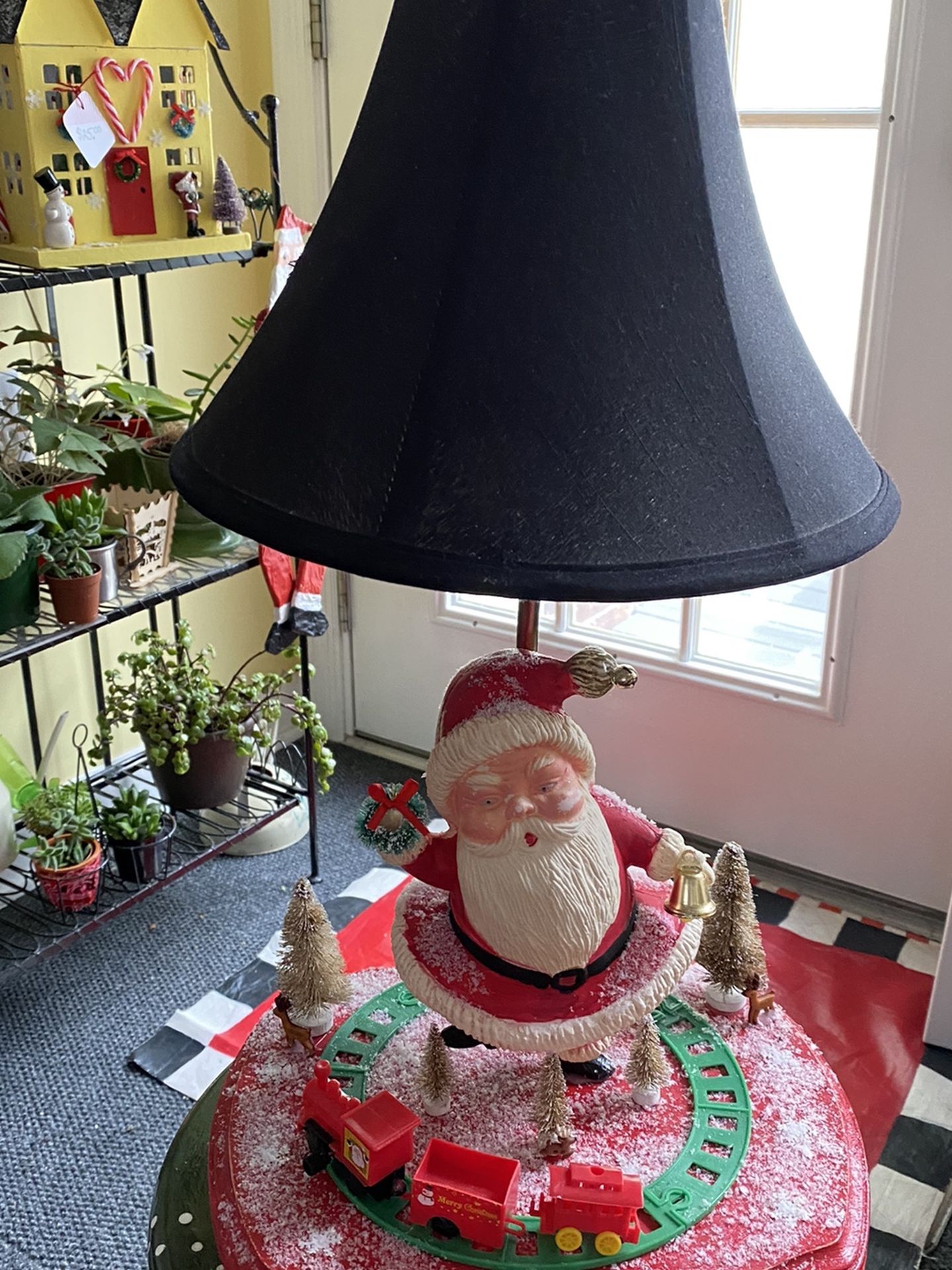 Vintage Santa Lamp