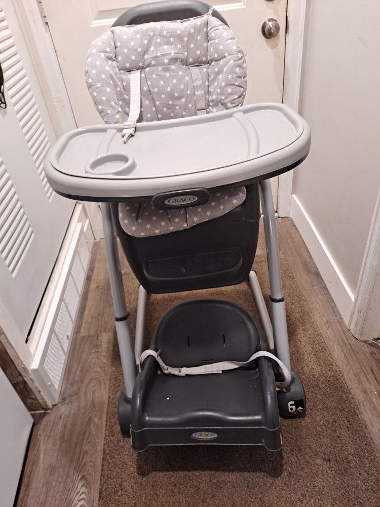 High Chair And Booster Seat
