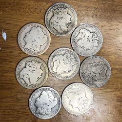 107 Silver Morgan Dollar Coins for sale