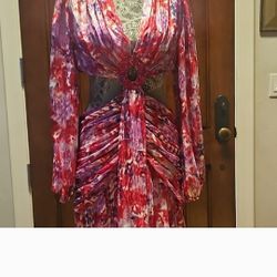 New With Tags Red With Pink Gown