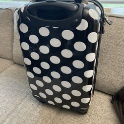 Nice HEYS Black And White Carry On 