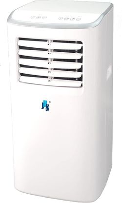 JHS 7,000 BTU Portable Air Conditioner with Dehumidifier and Fan for Bedroom, Living Room, or Basement, 115V, AC for Rooms up to 250 Sq.Ft with Remote