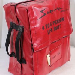 Survival Products Life Raft & Kit 4 to 6 Person Air/Marine