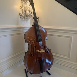 Bass – Rich Wood Finish + Stand Included