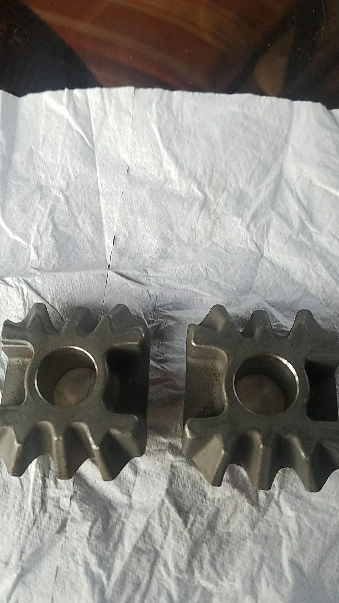 Locking gears.