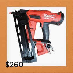 MILWAUKEE 16 GAUGE FINISH NAILER - M18 FUEL 18-Volt Lithium-Ion Brushless Cordless Gen II 16-Gauge Angled Finish Nailer (Tool-Only)

