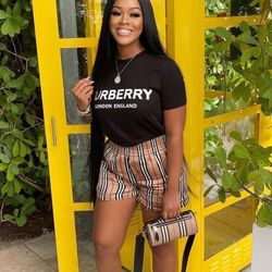 Black Burberry T Shirt