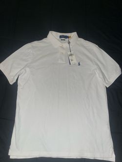 White Ralph laurel polo shirt