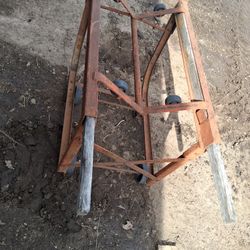 Work Rolling Cart/wheelbarrow For Moving Large Drums Or Other Items