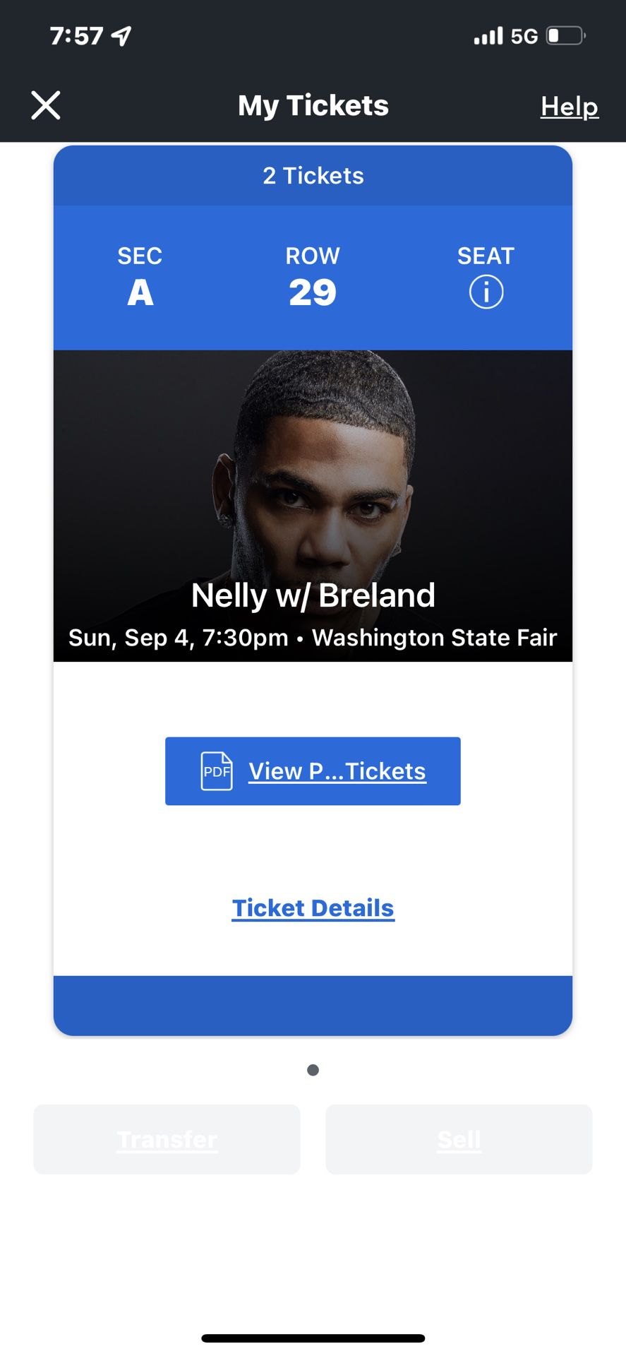 Nelly Washington State Fair