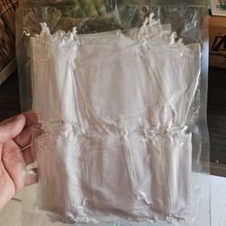 White Organza Bags