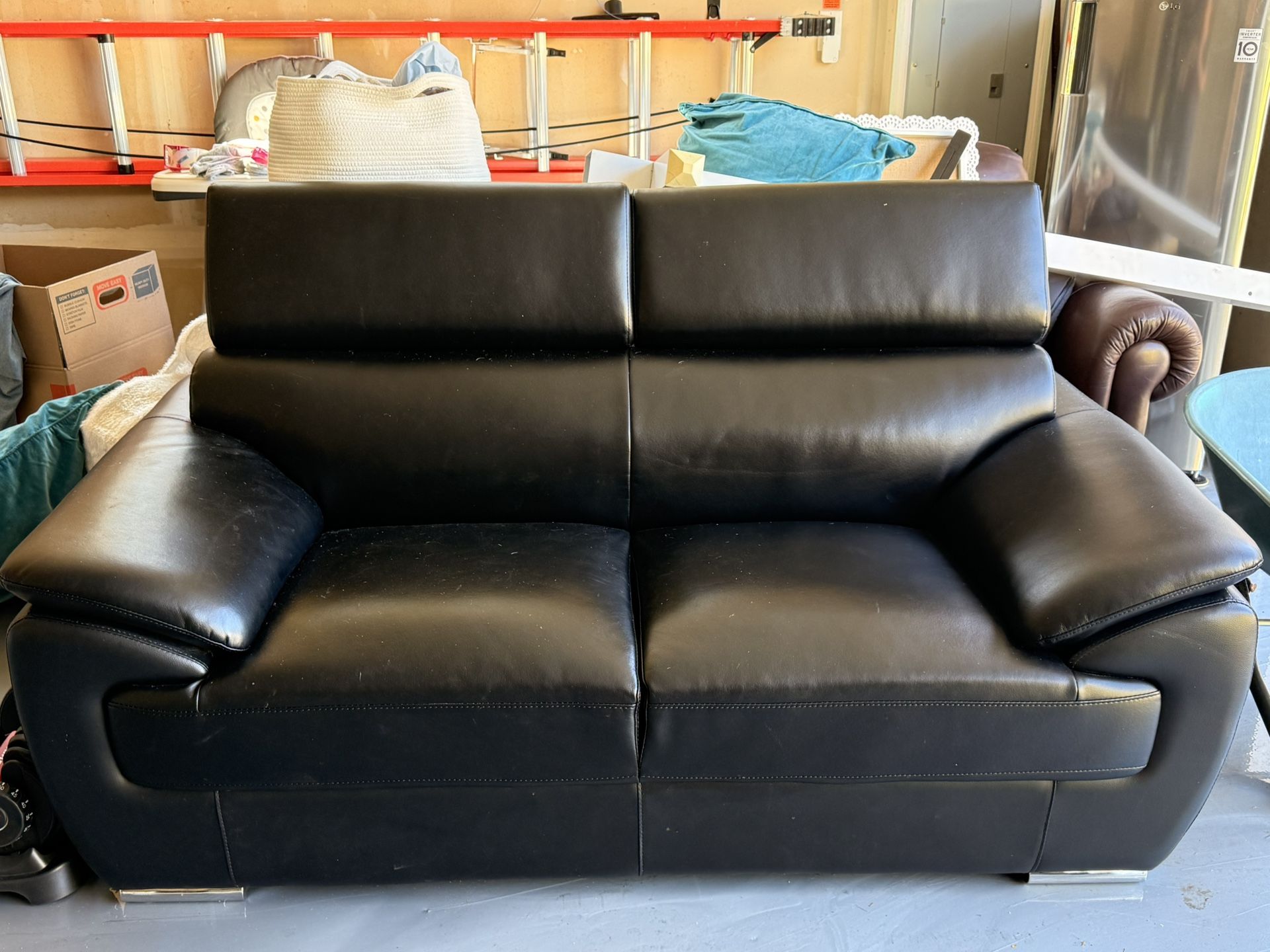 Genuine Leather Couch