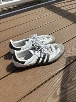 white adidas sambas 