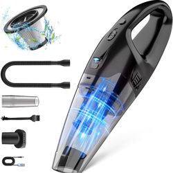Handheld Vacuum Cordless Rechargeable, LED, USB Charge, 1.65LBs Hand Vacuum for Car/Home/Pet