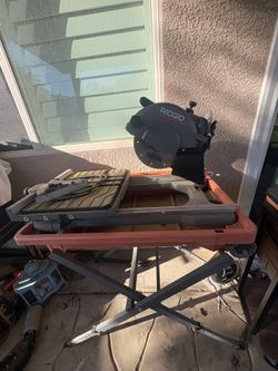 Ridgid tile cutter