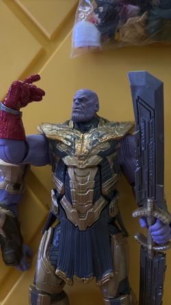 Marvel Thanos Action Figure with Weapon