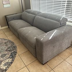 Dual Power Reclining Sofa Like New