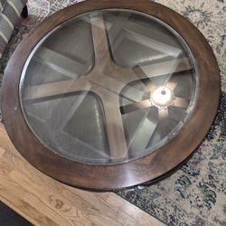 5 Piece Mahogany Table and Stools