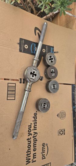 Greenfield pipe Threader Dies set