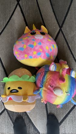 Cute Squishy Plush Toys (Unicorn & Fun Characters)