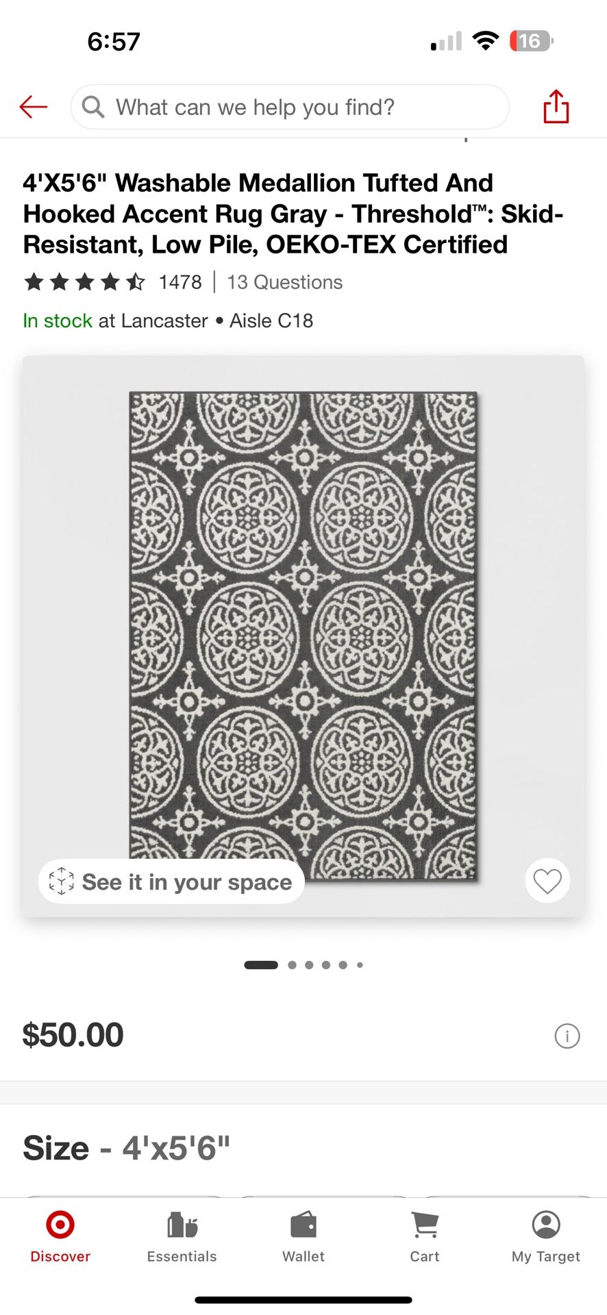 Grey Rug