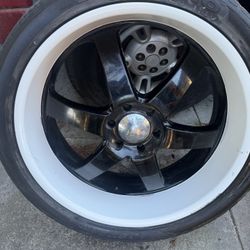 24” Rims With Tire Included 