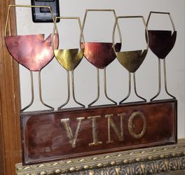 Wire Wall Art Vino