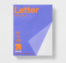 Up&Up Letter Printer Paper 500 Sheets