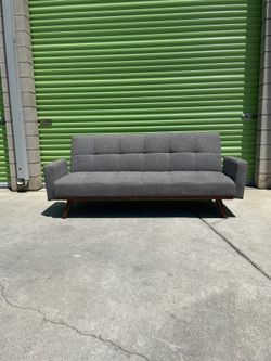 *Free Delivery* Modern Gray Wayfair Couch Sleeper Sofa Futon Bed