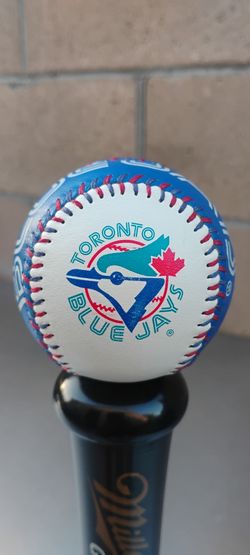 MILLER ( BLUE JAYS ) TAP HANDLE .DODGERS & ANGELS BOBBLEHEADS AVAILABLE. ( ALSO PLENTY OF NEON SIGNS / LIGHTS AVAILABLE FOR SALE )