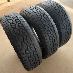 255/70R17 GoodYear Wrangler Tire set of 3