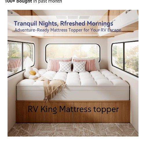 ELEMUSE RV King Mattress Topper
