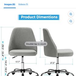 Office Desk Chair EDX Color : Gray