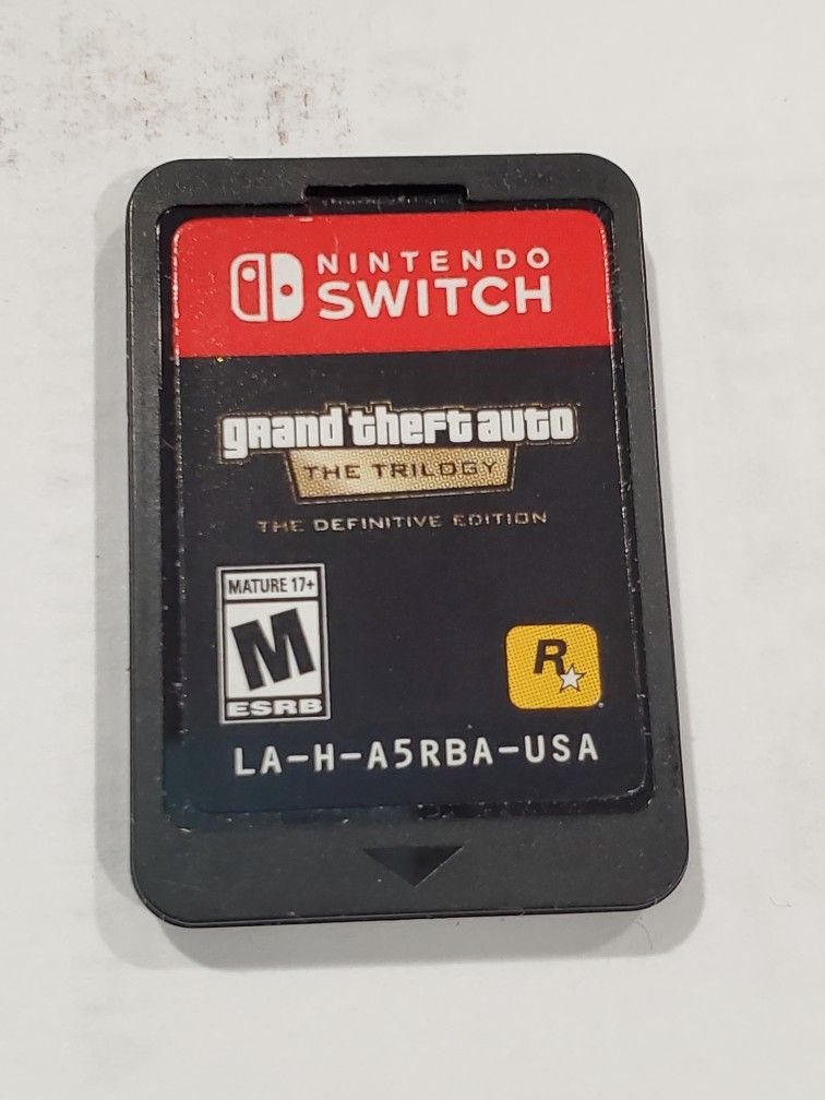 NINTENDO SWITCH GTA TRILOGY DEFINITIVE EDITION